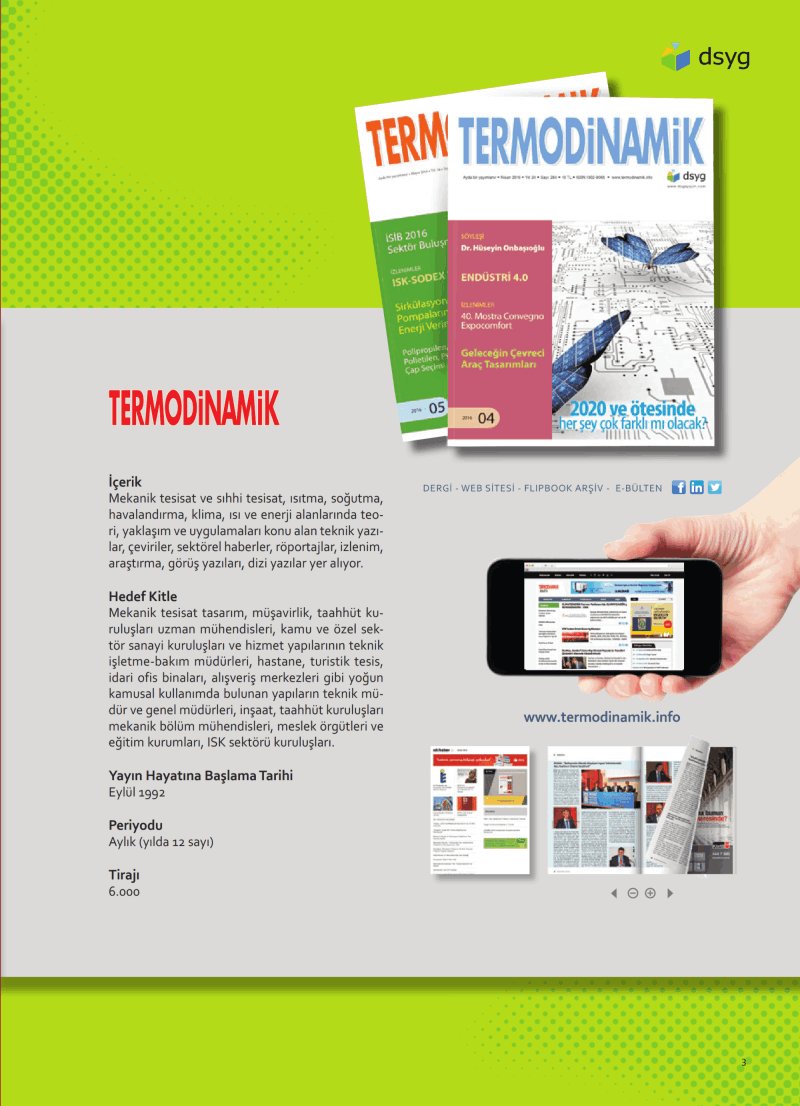 termodinamik dergisi